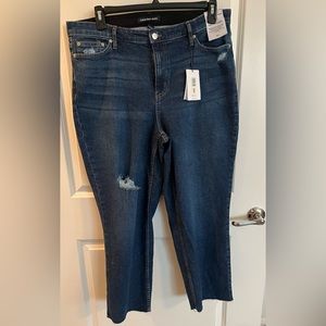 Calvin Klein High Rise Straight Jeans